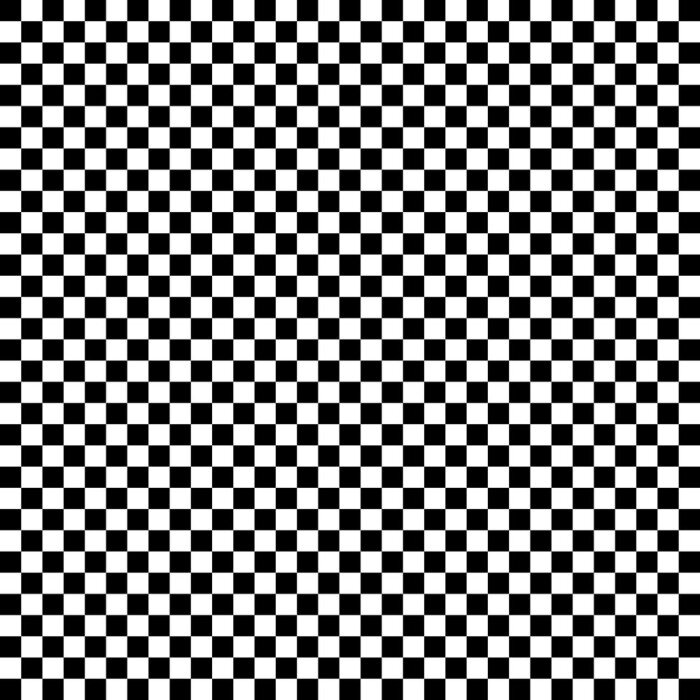 Behang Zwarte en witte vierkantjes