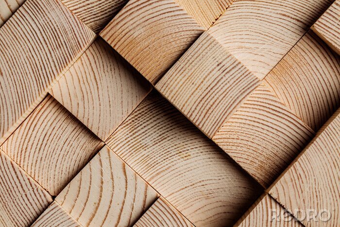 Canvas 3D houten blokken