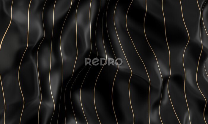 Canvas 3D zwarte textuur met lijnen