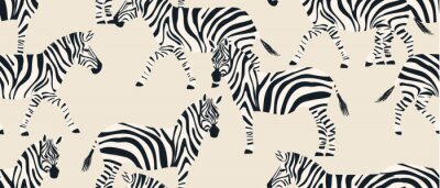 Abstract ontwerp met zebra's