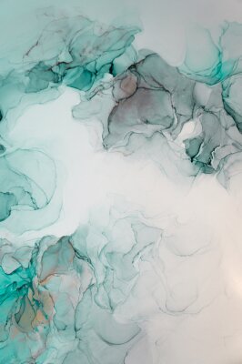 Sticker Abstracte achtergrond in de groentinten