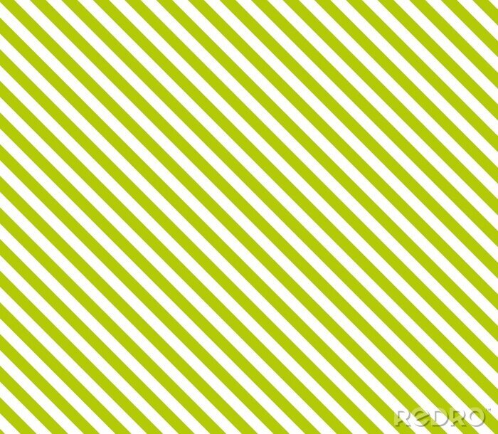 Canvas Achtergrond: Diagonale strepen in groen en wit