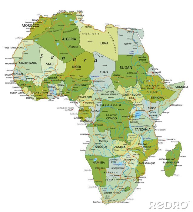 Canvas Afrika.