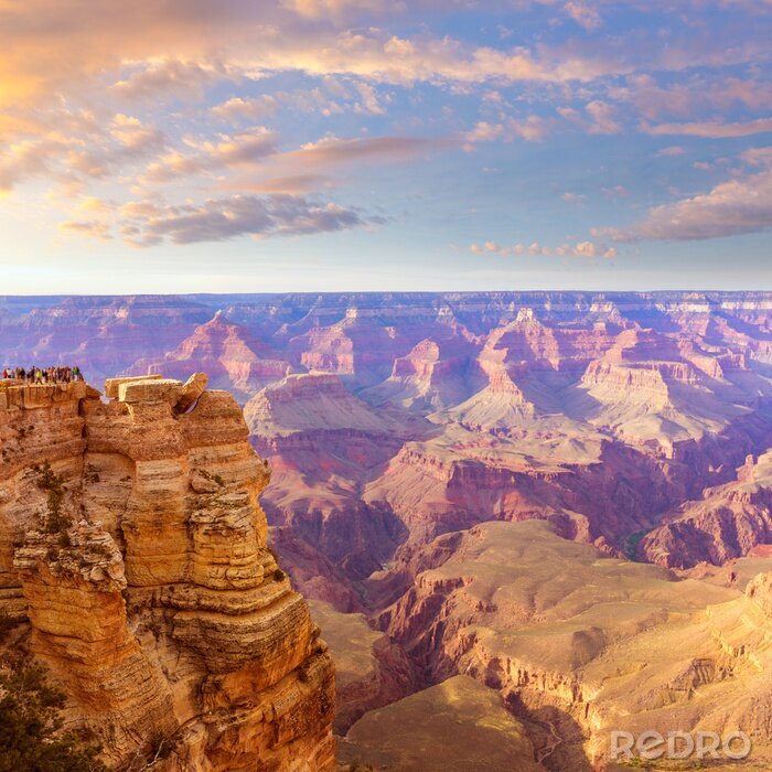 Canvas Amerikaans landschap van de Grand Canyon