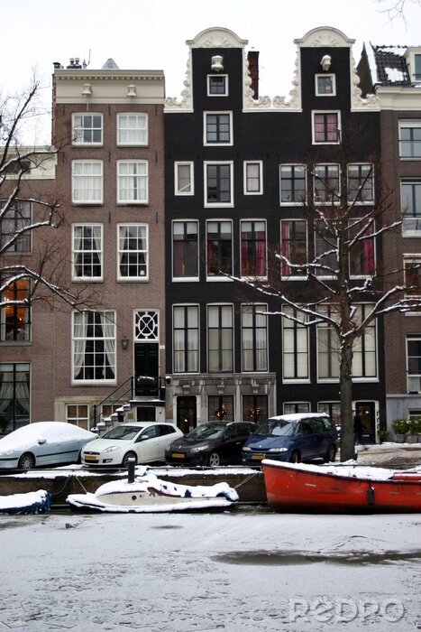 Canvas Amsterdams winters