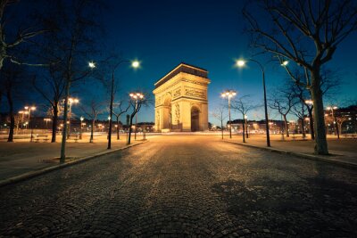 Canvas Arc de Triomphe Parijs Frankrijk