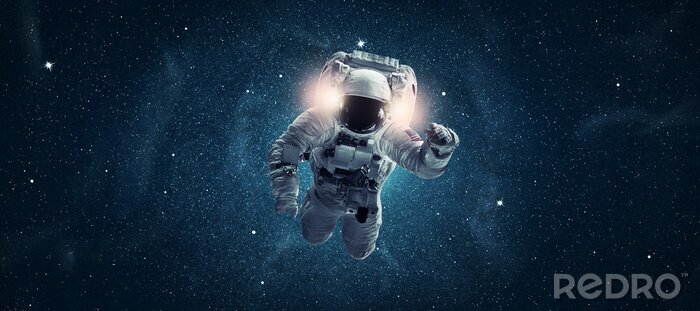 Canvas Astronaut in de ruimte