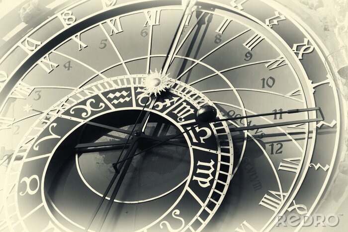 Canvas astronomische klok