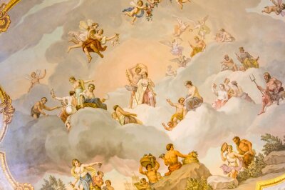 Canvas Barokke paleisschildering