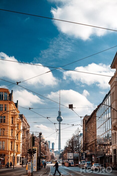 Canvas Berlijnse straten