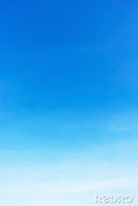 Canvas Blauwe hemel achtergrond en lege ruimte