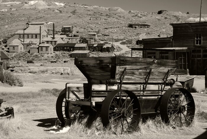 Canvas Bodie nationale state park, ca, Verenigde Staten