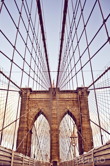 Canvas Brooklyn Bridge overdag