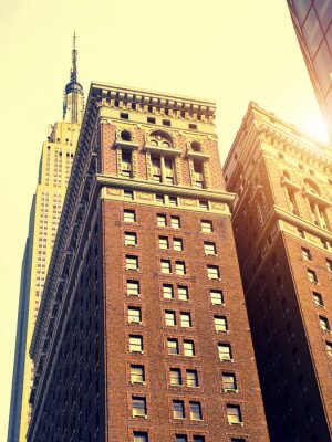 Bruine architectuur in Manhattan