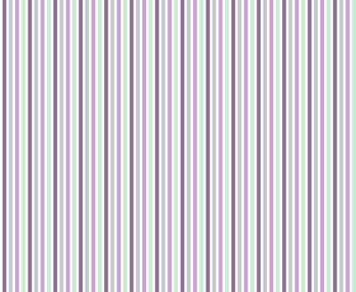 Canvas Bunte Linien in violett, grün, grau und roze auf weiß