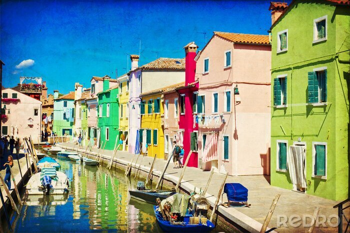 Canvas Burano - Venetië