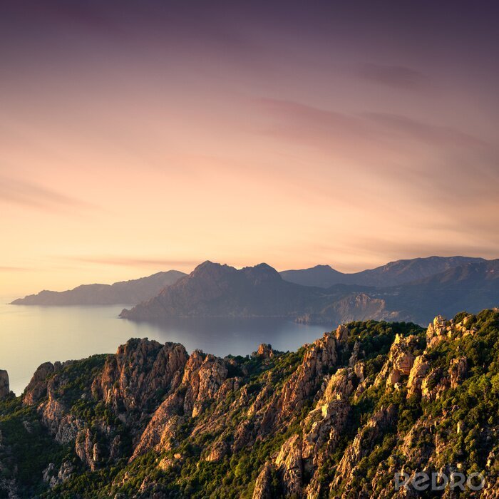 Canvas Calanques de Piana, Corse