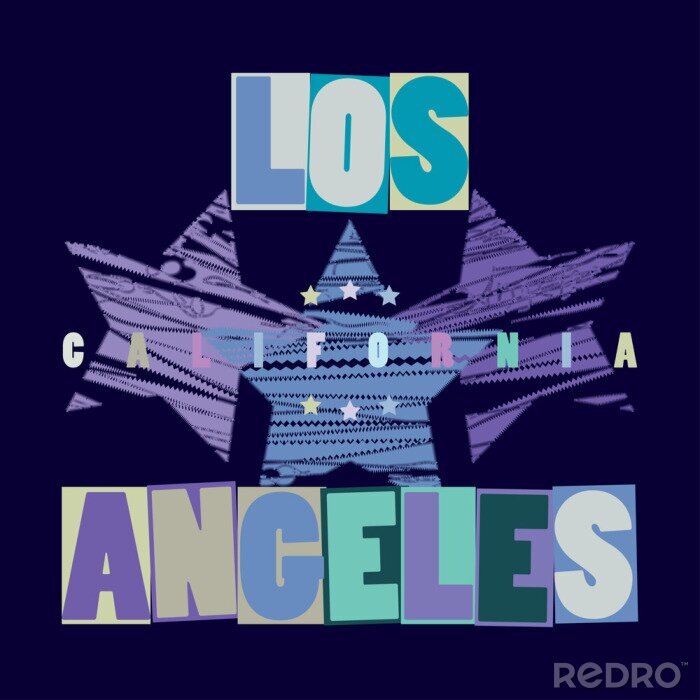 Canvas Californië T-shirt fashion - vectoren