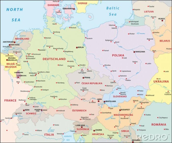 Canvas Centraal-Europa, Centraal-Europa