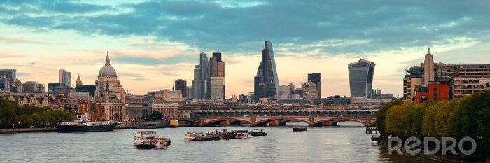Canvas cityscape van Londen