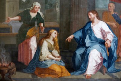 Canvas Classicistische religieuze scène