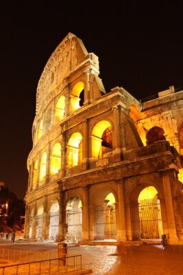 Canvas Colosseum in het donker