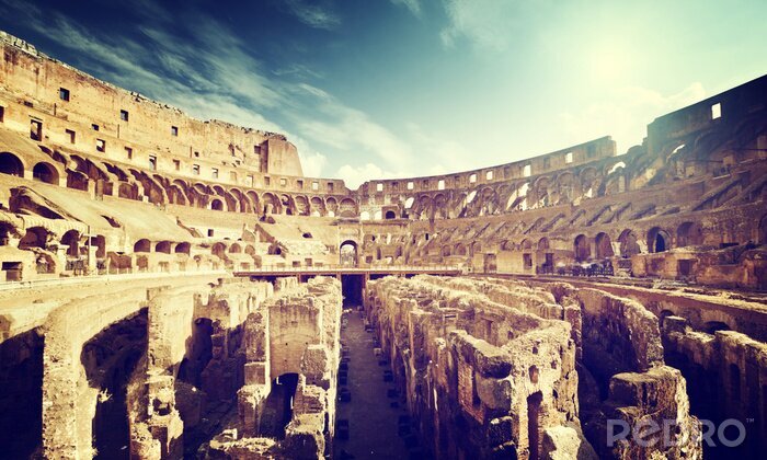 Canvas Colosseum in Rome, Italië