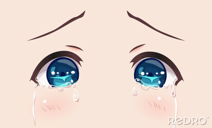 Canvas De echte ogen van anime (manga) meisjes