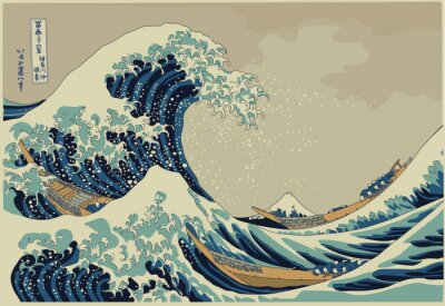  De grote golf van Kanagawa - Hokusai