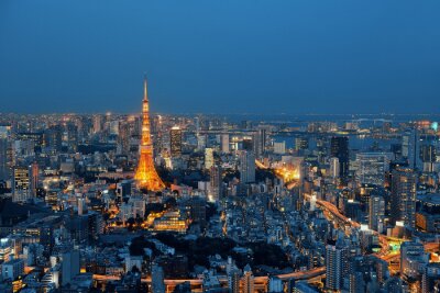 Canvas De Horizon van Tokyo