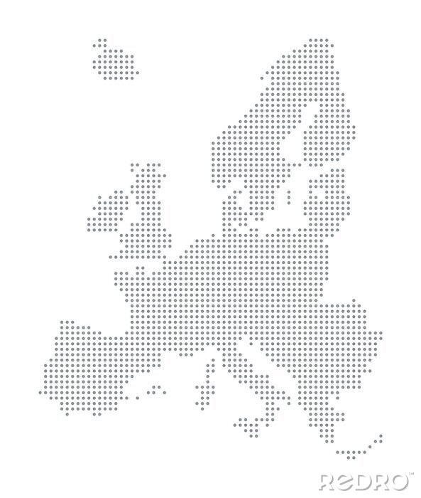 Canvas De Kaart van Europa