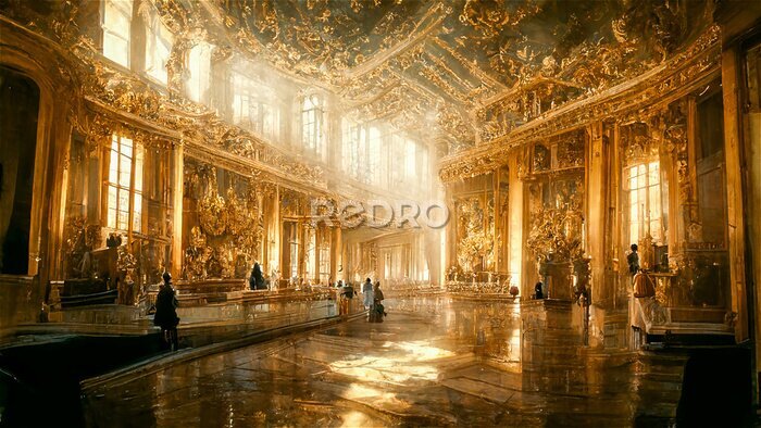 Canvas De magie van Versailles