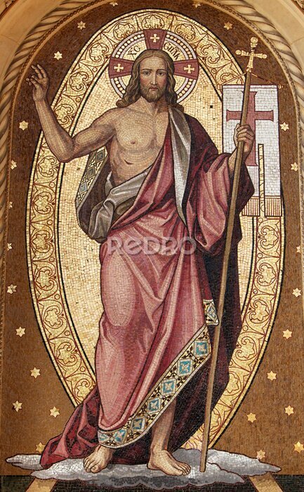Canvas De opstanding van Jezus, Kroatisch kunstwerk