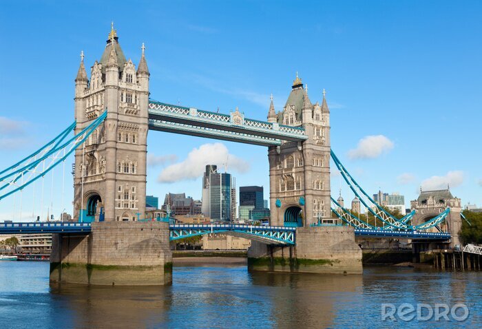 Canvas De populaire brug in London Tower Bridge