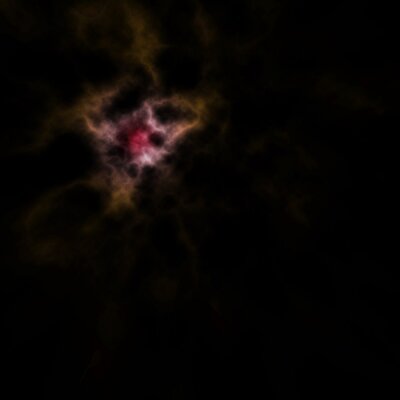 Canvas Donkere lucht en sterrenstelsel