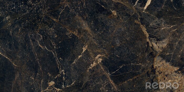 Canvas Donkere marmertextuur