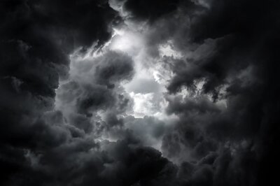 Canvas Dramatic Clouds Background