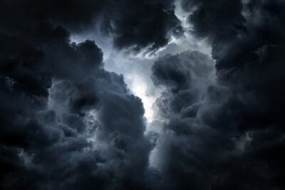 Canvas Dramatic Clouds Background