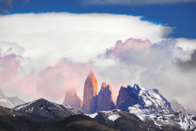 Canvas Drie rots Torres del Paine