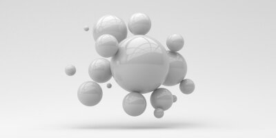 Driedimensionale hangende ballen