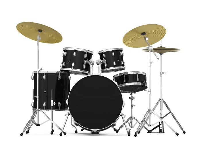 Canvas Drum Kit Geïsoleerde