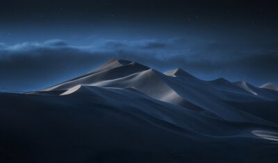 Canvas Dune 7 Namibia at night