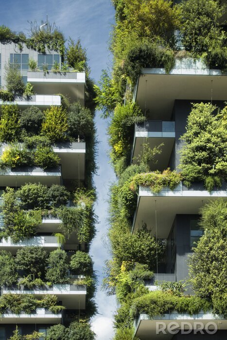 Canvas duurzaam groen gebouw