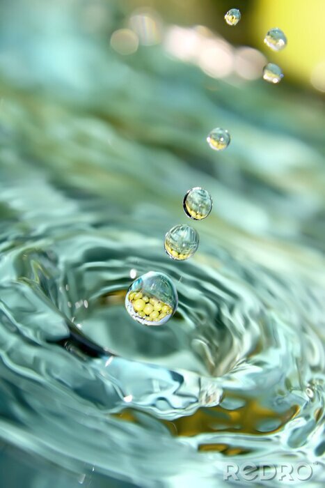 Canvas Dynamisch effect op het water