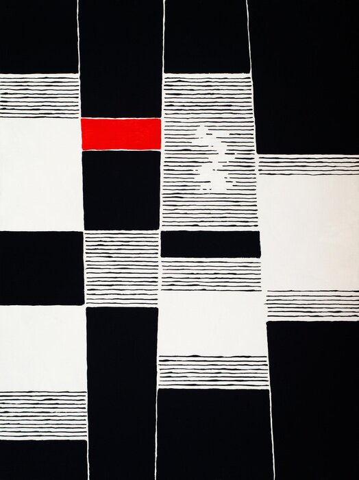 Canvas Een abstract schilderij