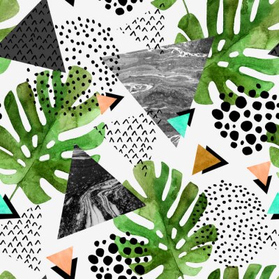 Behang Een geometrische kijk op de natuur