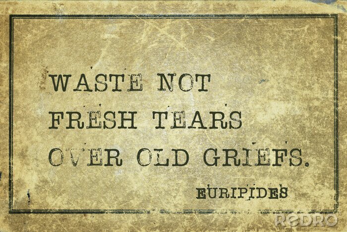 Canvas Een ontroerende quote over verdriet