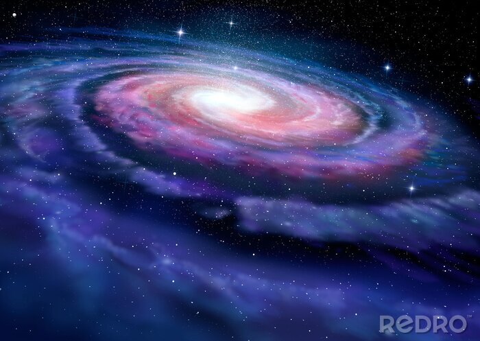 Canvas Een sterrenstelsel vol sterren