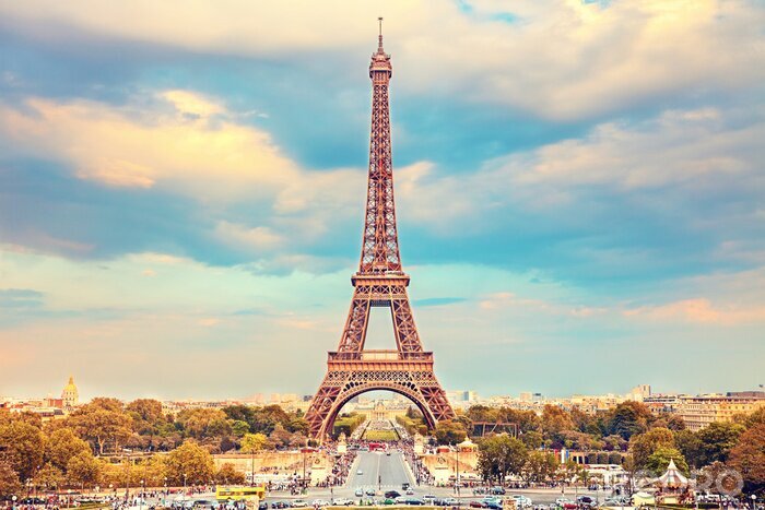 Canvas Eiffeltoren