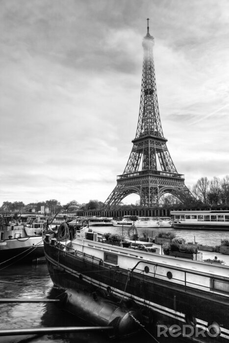 Canvas Eiffeltoren River View